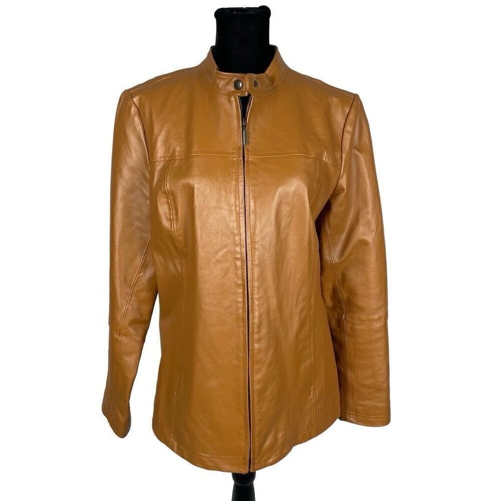 Vintage Chadwicks Of Boston Brown Leather Jacket -‎ Women’s M